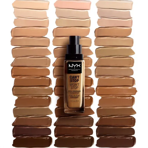 NYX Professional Makeup tekutý make-up - Can't Stop Won't Stop Full Coverage Foundation - Buff