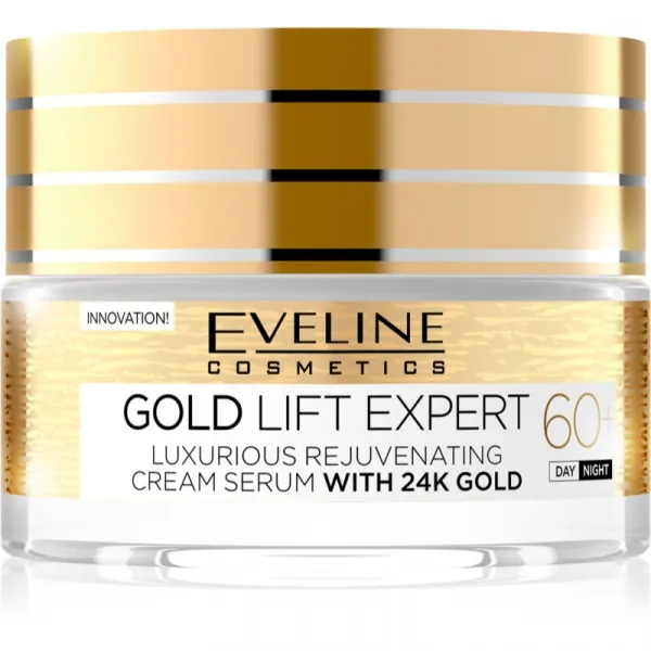 Eveline Cosmetics Gold Lift Expert denný a nočný krém 60+ s omladzujúcim účinkom 50 ml