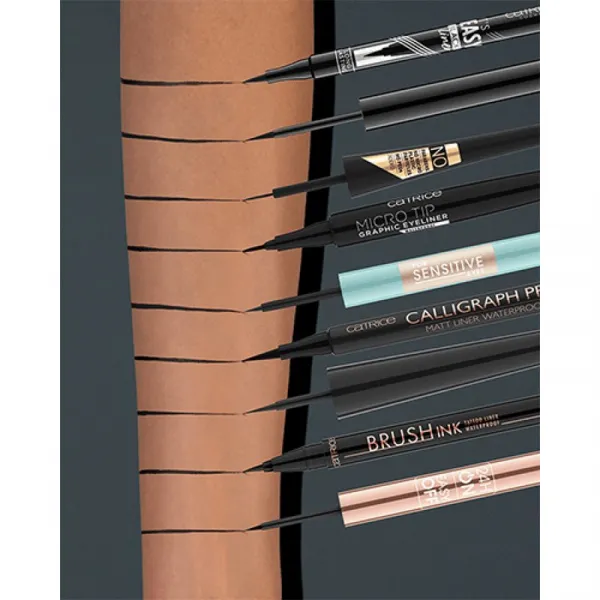 Catrice Brush Ink Tattoo Liner vodeodolné očné linky v pere 1.0 ml