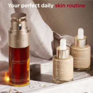 Clarins Skin Illusion Natural Hydrating Foundation rozjasňujúci hydratačný make-up SPF 15 odtieň 110N Honey 30 ml