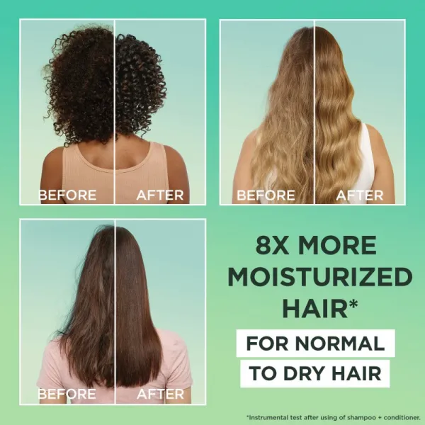 Garnier Fructis Aloe Vera Hair Food hydratačný šampón pre normálne až suché vlasy 350 ml