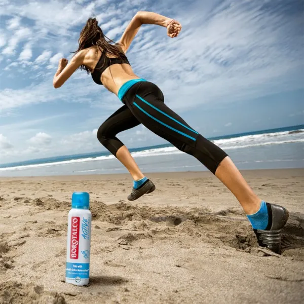 Borotalco Active Sea Salts dezodorant v spreji so 48hodinovým účinkom 150 ml