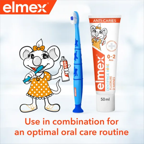 Elmex Caries Protection Kids zubná pasta pre deti 2 x 50 ml