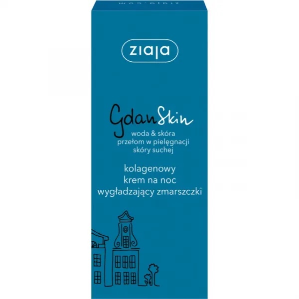 Ziaja Gdan Skin nočný krém s kolagénom 50 ml