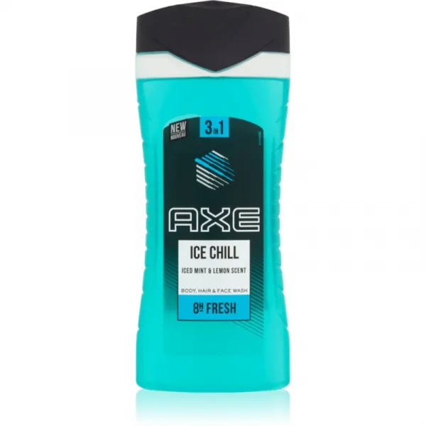 Axe Ice Chill osviežujúci sprchový gél 3v1 400 ml