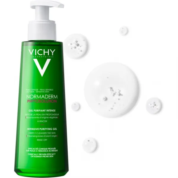 Vichy Normaderm Phytosolution hĺbkovo čistiaci gél proti nedokonalostiam aknóznej pleti 400 ml