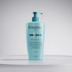 Kérastase Résistance Bain Force Architecte šampón s posilňujúcimi účinkami pre oslabené a ľahko poškodené vlasy 500 ml