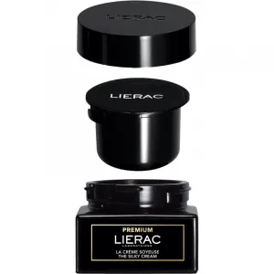 Lierac Premium The Silky Cream hodvábne jemný krém proti príznakom starnutia plniteľný 50 ml