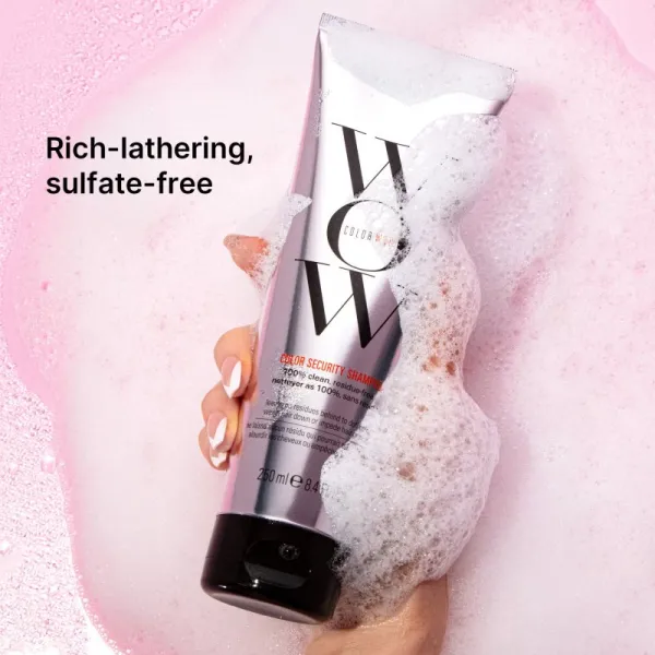 Color WOW Color Security Shampoo bezsulfátový šampón pre chemicky ošterené vlasy 250 ml