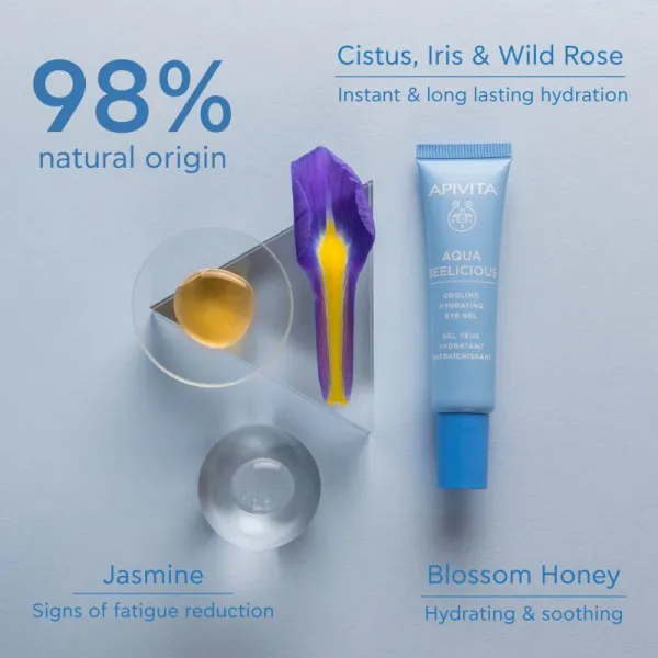 Apivita Aqua Beelicious Hydrating Eye Gel hydratačný očný gél 15 ml
