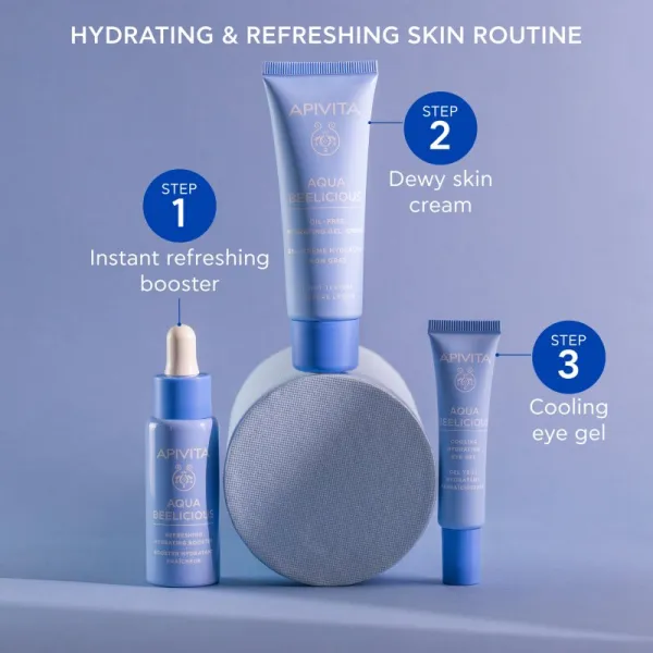 Apivita Aqua Beelicious Tinted Fluid SPF30 ľahký tónovací fluid pre rozjasnenie pleti SPF 30 40 ml