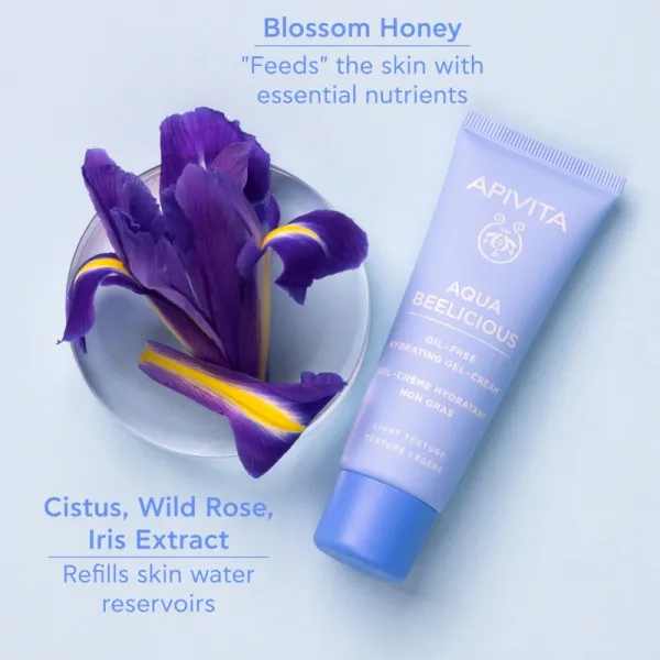Apivita Aqua Beelicious Oil-Free Hydrating Gel-Cream Light hydratačný gél krém bez obsahu oleja 40 ml