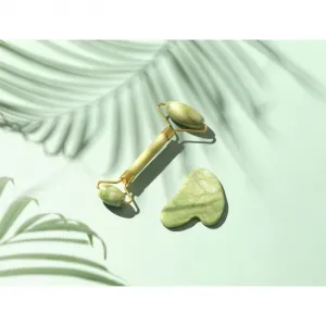 Zoë Ayla Luxurious Jade Crystal Roller masážny valček na tvár 1 ks