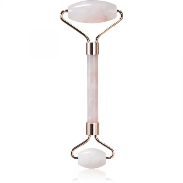 Zoë Ayla Rose Quartz Luxurious Facial Roller masážny valček na tvár 1 ks