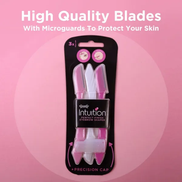 Wilkinson Sword Intuition Eyebrow Shaper britva na obočie 3 ks