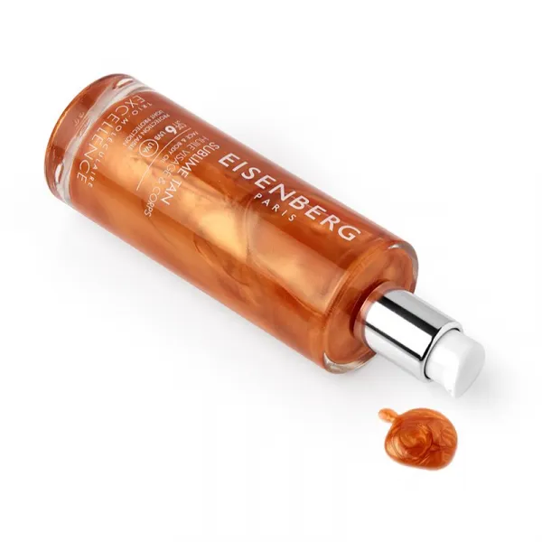 Eisenberg Sublime Tan Huile Visage & Corps opaľovací olej na tvár a telo SPF 6 100 ml