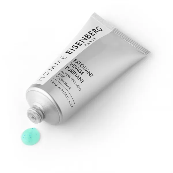 Eisenberg Homme Exfoliant Visage Purifiant čistiaci peelingový gél s mikroperličkami 75 ml