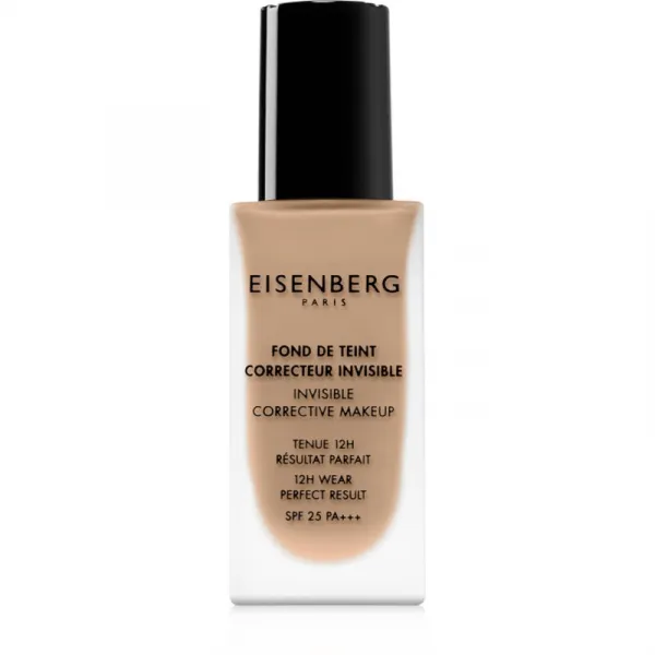 Eisenberg Le Maquillage Fond De Teint Correcteur Invisible make-up pre prirodzený vzhľad SPF 25 odtieň 04 Natural Hâlé / Natural Tan 30 ml