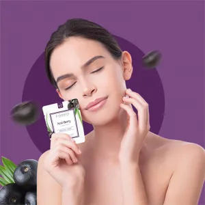 FOREO UFO™ Acai Berry vyhladzujúca maska 6 x 6 g