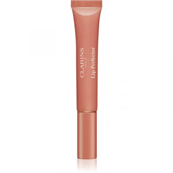Clarins Lip Perfector Shimmer lesk na pery s hydratačným účinkom odtieň 06 Rosewood Shimmer 12 ml