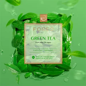 FOREO UFO™ Green Tea osviežujúca a upokojujúca maska 6 x 6 g