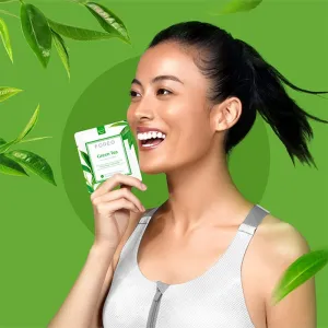 FOREO UFO™ Green Tea osviežujúca a upokojujúca maska 6 x 6 g