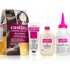 L'Oréal Paris Casting Creme Gloss, semipermanentní barva 510 ĽADOVÁ MOKKA, 48 +72 +60 ml