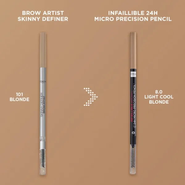 L’Oréal Paris Infaillible Brows ceruzka na obočie odtieň 8.0 Light Cool Blonde 1,2 g