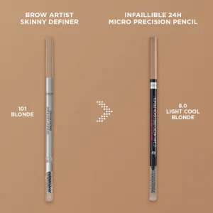 L’Oréal Paris Infaillible Brows ceruzka na obočie odtieň 8.0 Light Cool Blonde 1,2 g