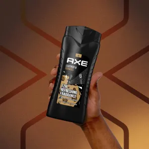 Axe Collision Leather + Cookies sprchový gél pre mužov 400 ml