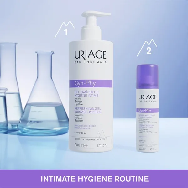 Uriage Gyn-Phy Refreshing Gel Intimate Hygiene osviežujúci gél na intímnu hygienu 500 ml