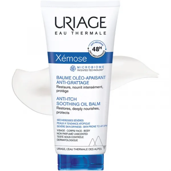 Uriage Xémose Anti-Itch Soothing Oil Balm upokojujúci balzam pre veľmi suchú pokožku 200 ml