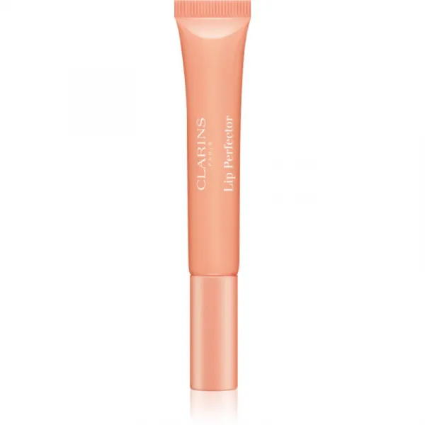 Clarins Lip Perfector Shimmer lesk na pery s hydratačným účinkom odtieň 02 Apricot Shimmer 12 ml