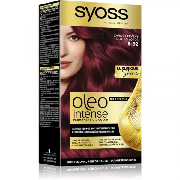Syoss Oleo Intense Farba na vlasy žiarivo červený 5-92