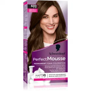 Schwarzkopf Perfect Mousse Farba na vlasy svetlohnedý 600 (6-00)