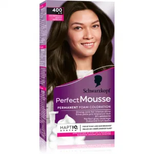 Schwarzkopf Perfect Mousse Farba na vlasy ľadové espresso 400 (4-0)
