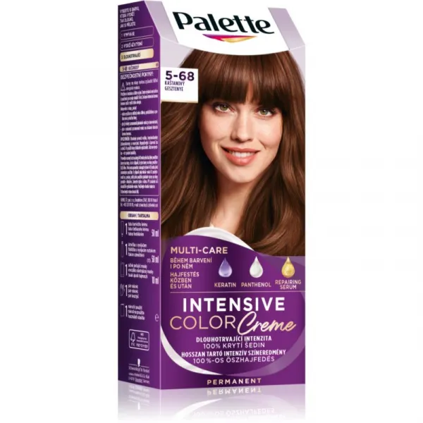 Palette Intensive Color Creme farba na vlasy gaštanový 5-68