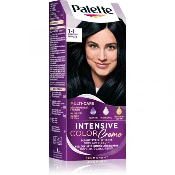 Palette Intensive Color Creme farba na vlasy modrocierna 1-1