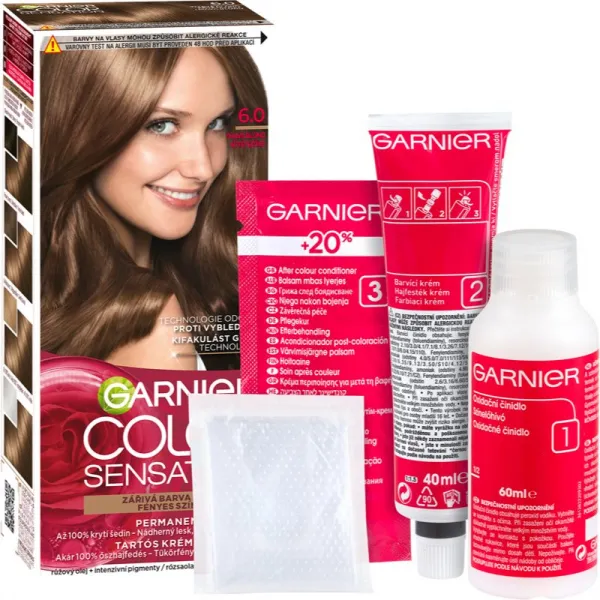 Garnier Color Sensation 6 .0 Tmavá blond, 60 +40 +12 ml
