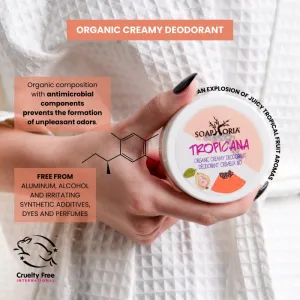 Soaphoria Tropicana Organic Creamy Deodorant organický krémový dezodorant 50 ml