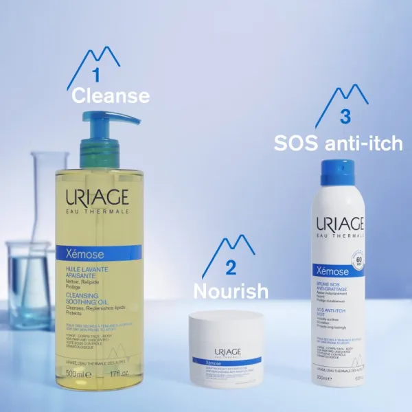Uriage Xémose Lipid-Replenishing Anti-Irritation Cream relipidačná upokojujúca masť pre veľmi suchú citlivú a atopickú pokožku 200 ml