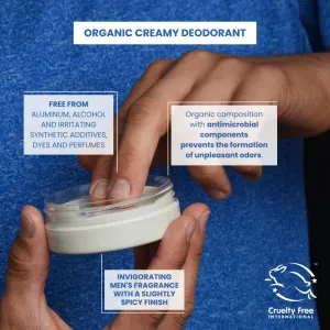 Muž - organický krémový deodorant