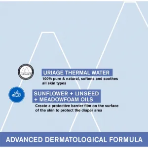 Uriage Bébé 1st Oleothermal Liniment jemný čistiaci krém pre deti na oblasť plienok 500 ml