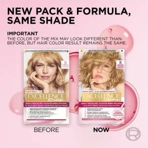 L’Oréal Paris Excellence Creme farba na vlasy odtieň 8