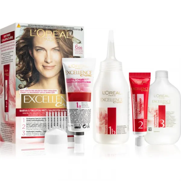 L’Oréal Paris Excellence Creme farba na vlasy odtieň 600