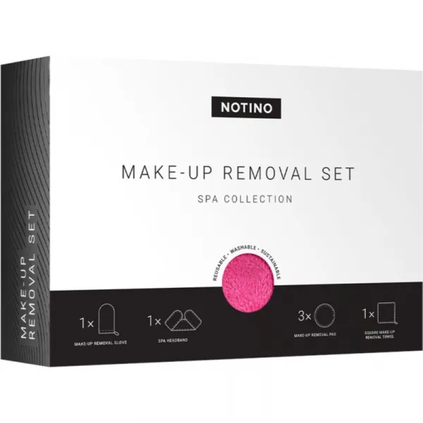 Notino Spa Collection Make-up removal set sada na odličovanie z mikrovlákna Pink