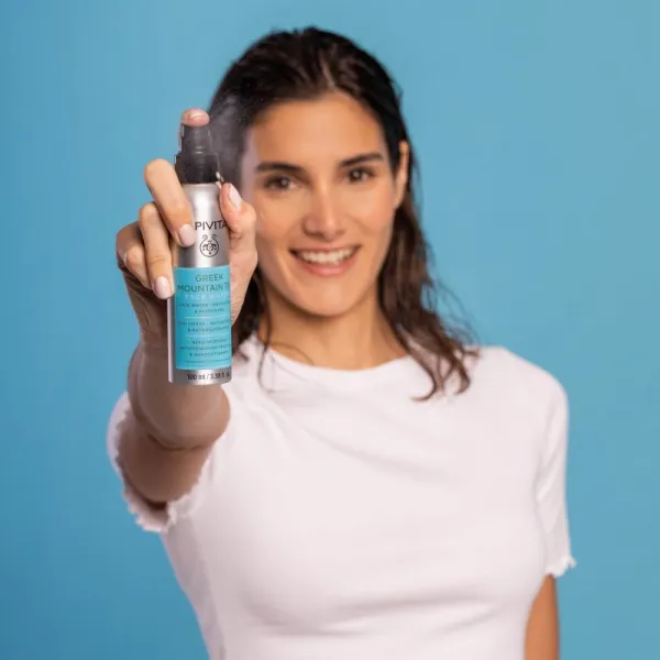 Apivita Greek Mountain Tea Face Water antioxidačná hydratačná hmla 100 ml