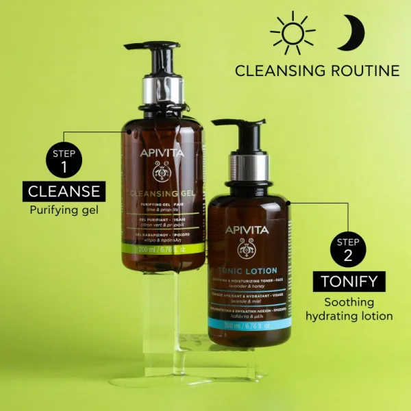 Apivita Cleansing Gel for Oily Skin čistiaci gél pre mastnú a zmiešanú pleť 200 ml