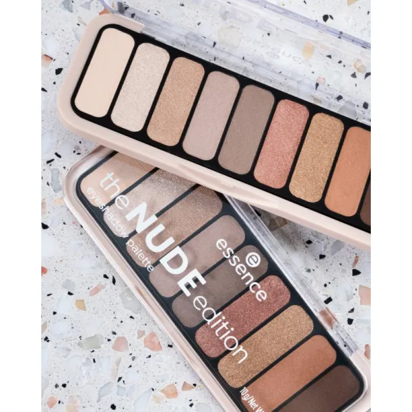 essence The Nude Edition paletka očných tieňov odtieň 10 Pretty in Nude 10 g