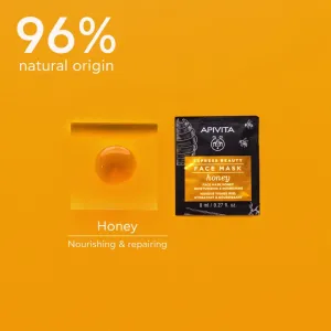 Apivita Express Beauty Nourishing Face Mask Honey hydratačná a vyživujúca maska na tvár 2x8 ml